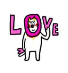 デカ文字好き ベビメンタルCAT（個別スタンプ：11）