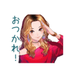 オトナギャルの速攻リアクション（個別スタンプ：8）