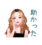 オトナギャルの速攻リアクション（個別スタンプ：37）
