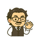 紳士カワおじスタンプ（個別スタンプ：1）