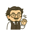 紳士カワおじスタンプ（個別スタンプ：5）