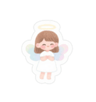 毎日使える♡天使の日常〈アレンジ用〉（個別スタンプ：2）