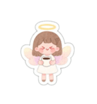 毎日使える♡天使の日常〈アレンジ用〉（個別スタンプ：6）