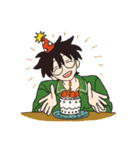 ハッピー男子2（個別スタンプ：6）