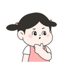 Lu's 今日もなんとか生きてるスタンプ（個別スタンプ：1）