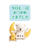 癒し白くまの気軽な敬語スタンプ【BIG】（個別スタンプ：15）