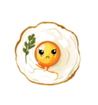 カワイイ目玉焼きスタンプ（個別スタンプ：6）