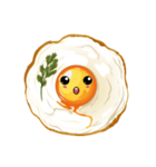 カワイイ目玉焼きスタンプ（個別スタンプ：7）