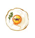 カワイイ目玉焼きスタンプ（個別スタンプ：9）