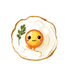カワイイ目玉焼きスタンプ（個別スタンプ：10）