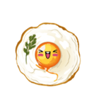 カワイイ目玉焼きスタンプ（個別スタンプ：11）