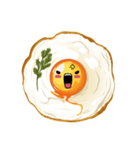 カワイイ目玉焼きスタンプ（個別スタンプ：14）
