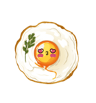カワイイ目玉焼きスタンプ（個別スタンプ：16）