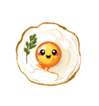 カワイイ目玉焼きスタンプ（個別スタンプ：17）