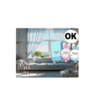 #夏の花火  *move（個別スタンプ：3）