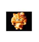 動くクロワッにゃん 3D -2（個別スタンプ：16）