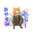 デグー大好き！ニートにゃ猫耳妖精（個別スタンプ：2）