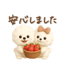 ビションフリーゼ毎日使える♪丁寧⭐︎立体（個別スタンプ：33）