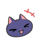 毎日使える使いやすい猫【紫カラー】（個別スタンプ：31）