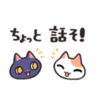 毎日使える使いやすい猫【紫カラー】（個別スタンプ：32）