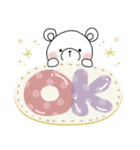 毎日使える＊しろくまサン＊優しい色＊（個別スタンプ：4）