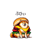 柴犬バーガー シバーガー な太っちょ柴犬（個別スタンプ：32）