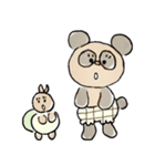 「ぱんつぱんだ」と「かめろんぱん」②夏（個別スタンプ：8）