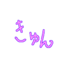 ドットでポップな文字とハート（個別スタンプ：4）