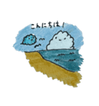 お気持ちさんの夏（個別スタンプ：4）