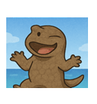 海のコモドドラゴン@SFW（個別スタンプ：7）