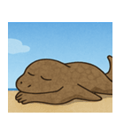 海のコモドドラゴン@SFW（個別スタンプ：9）