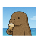 海のコモドドラゴン@SFW（個別スタンプ：12）