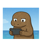 海のコモドドラゴン@SFW（個別スタンプ：14）