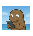 海のコモドドラゴン@SFW（個別スタンプ：15）