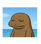 海のコモドドラゴン@SFW（個別スタンプ：19）