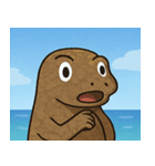 海のコモドドラゴン@SFW（個別スタンプ：20）