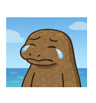 海のコモドドラゴン@SFW（個別スタンプ：21）