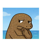 海のコモドドラゴン@SFW（個別スタンプ：24）