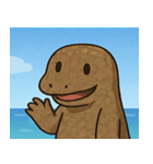 海のコモドドラゴン@SFW（個別スタンプ：25）