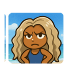 海のヤマンバギャル@SFW（個別スタンプ：2）