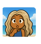 海のヤマンバギャル@SFW（個別スタンプ：4）