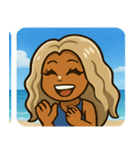 海のヤマンバギャル@SFW（個別スタンプ：6）