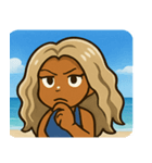 海のヤマンバギャル@SFW（個別スタンプ：8）