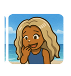 海のヤマンバギャル@SFW（個別スタンプ：22）