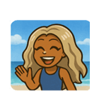 海のヤマンバギャル@SFW（個別スタンプ：25）