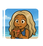 海のヤマンバギャル@SFW（個別スタンプ：26）