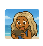 海のヤマンバギャル@SFW（個別スタンプ：29）
