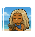 海のヤマンバギャル@SFW（個別スタンプ：30）