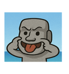 海のモアイ像3@SFW（個別スタンプ：2）