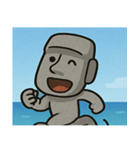 海のモアイ像3@SFW（個別スタンプ：11）